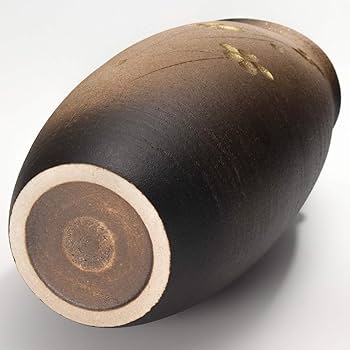 Amazon.co.jp: 丸伊製陶 信楽焼 へちもん 花瓶 フラワーベース